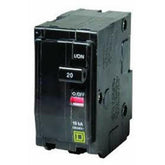 Square D QO220 20A 2-Pole Circuit Breaker.